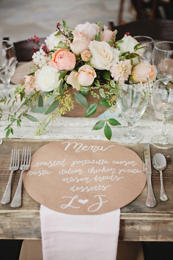 Once Upon a Midnight - Rustic Blue and Peach Wedding Inspiration