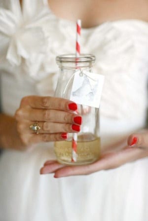Champagne with a Striped Straw | Lauren Michelle Photography | Lifelong Love Letter - I Choose You Wedding Song Inspiration for a Music Inspired Wedding!