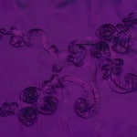 Biillie's Roses Violet Linen from Napa Valley Linens