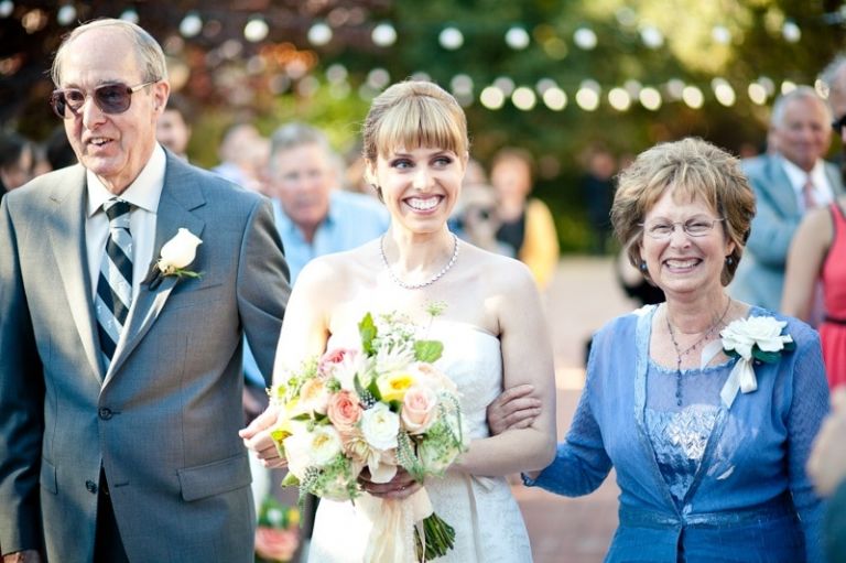 Sweet Music Themed Wedding in Marine Blue and Peach at the Los Altos ...