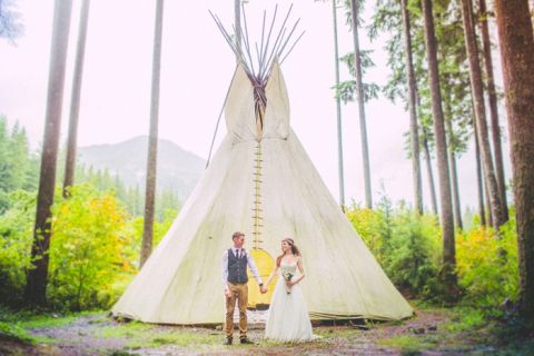 Bohemian Wedding in the Woods | Love Out Loud Studios | Gorgeous Rustic Bohemian Wedding in Vancouver