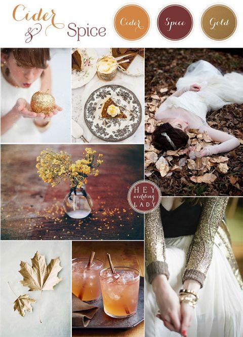 Cider and Spice - Gilded Autumn Woods Wedding Inspiration