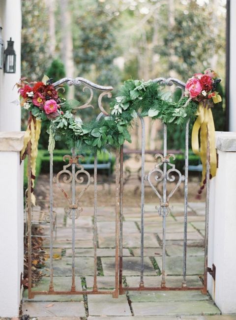 Garland Hung Gate | Rylee Hitchner