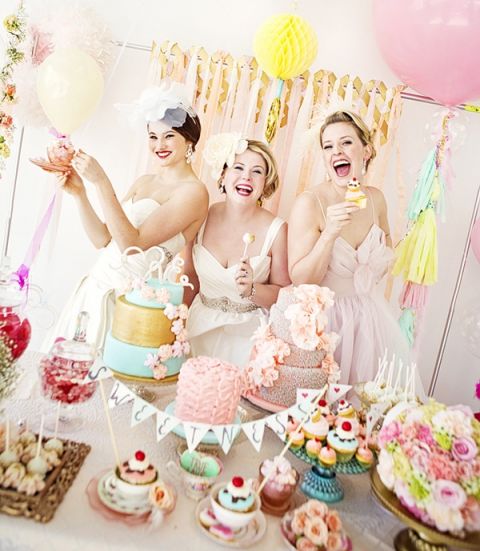 Sweeter than Candy - Charming Retro Valentine's Day Wedding Shoot | Maru Photography | See More: https://heyweddinglady.com/sweeter-than-candy-retro-valentines-day-styled-shoot-in-pastel-hues-from-maru-photography/
