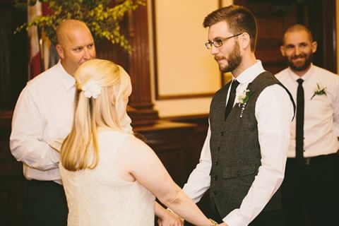 Historic Orlando Wedding Ceremony | Robert J Hill Photography | See More: https://heyweddinglady.com/simple-and-elegant-grand-bohemian-hotel-wedding-from-robert-j-hill-photography/