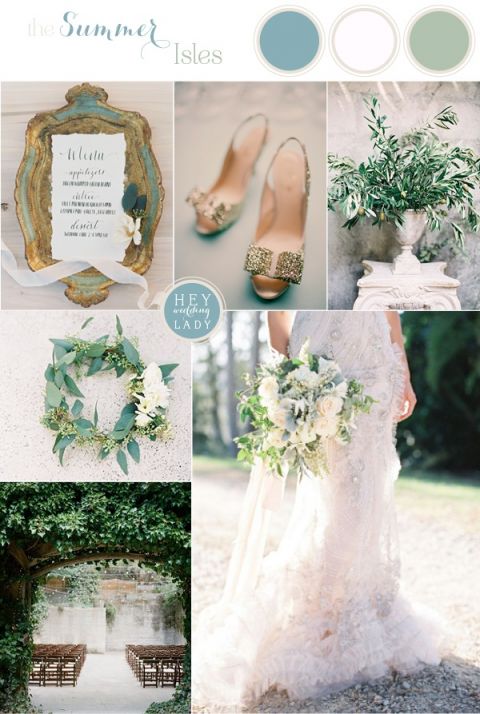 The Summer Isles - Mediterranean Wedding Inspiration in Olive, Patina, and Jade | See More: https://heyweddinglady.com/the-summer-isles-mediterranean-wedding-inspiration-in-olive-patina-and-jade/