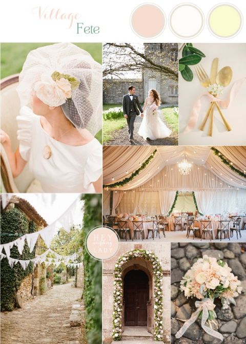 A Village Fete - Elegant Pastel Inspiration for an English Spring Wedding | See more: https://heyweddinglady.com/a-village-fete-elegant-pastel-inspiration-for-an-english-spring-wedding/
