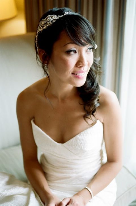 Classically Elegant Bridal Style | Tikko Weddings |See More: https://heyweddinglady.com/classic-and-glamorous-blush-and-gold-socal-wedding-from-tikko-weddings/