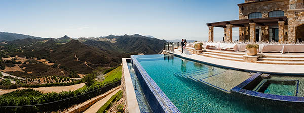 Stunning Views Surround The Hilltop Villa For A Tuscan Inspired Stunning Views Surround The Hilltop Villa For A Tuscan Inspired Wedding At Malibu Winery