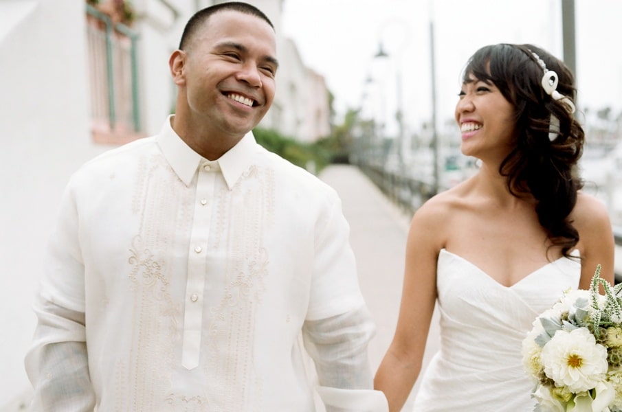 Our Handsome Groom Wears A Traditional Filipino Barong Tagalog