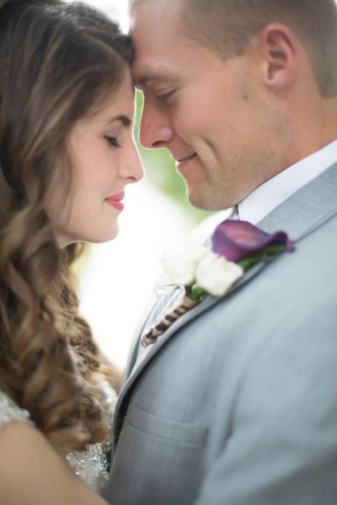 Sweet Summer Wedding Portraits | Craig Hodge Photography | See More! https://heyweddinglady.com/elegant-simplicity-in-royal-purple-from-craig-hodge-photography/
