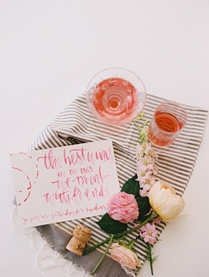 Rosé and Flower Arranging Party| Abby Jiu Photography | Glitter Guide - http://theglitterguide.com/2014/05/22/how-to-host-a-rose-flower-arranging-party/
