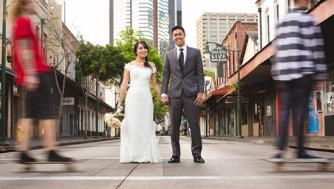 Day After Wedding Portrait Session in Downtown Honolulu | Creatrix Photography | See More! /romantic-rustic-urban-wedding-at-brooklyn-winery/