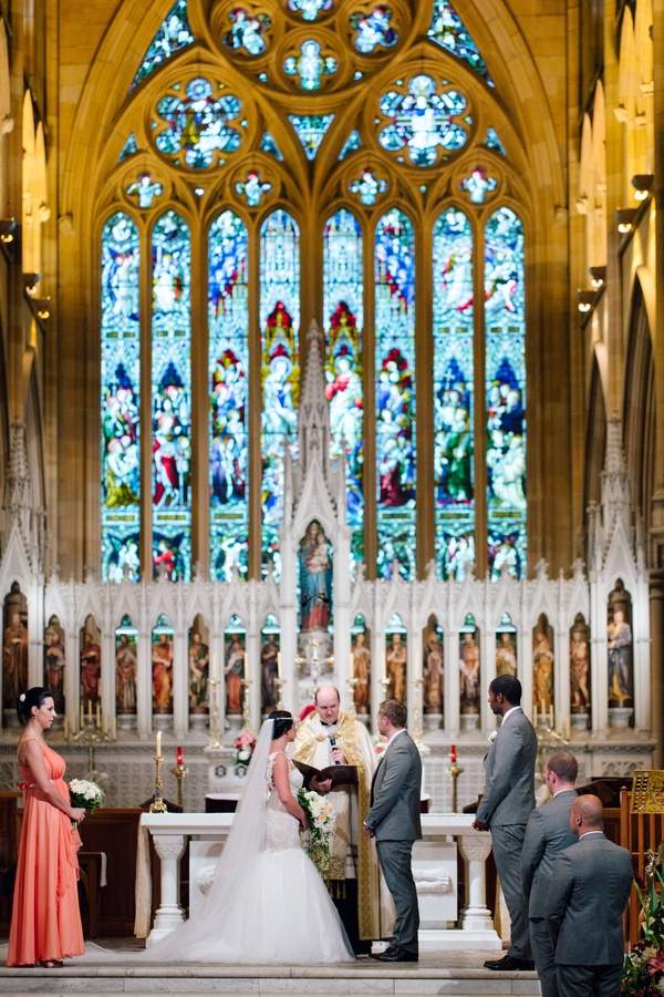 Vows At The Altar In St Marys Cathedral Hilary Cam Photography