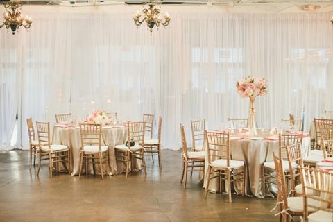 ivory and gold wedding centerpieces