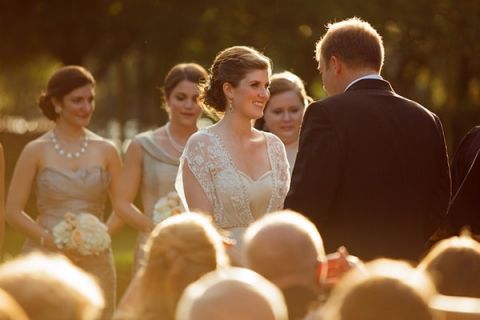 Sun Kissed Southern Wedding Ceremony | Eye Wander Photography | See More! https://heyweddinglady.com/gold-and-champagne-wedding-in-new-orleans/