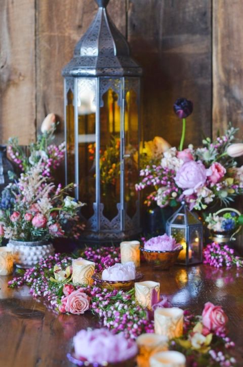 Boho Brewery Wedding Inspiration in Rich Jewel Tones Hey 