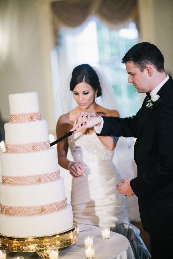 Classic Glam Wedding In Crystal, White, and Blush Hey