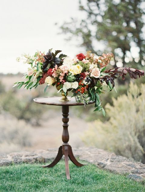 Foraged Fall Centerpiece