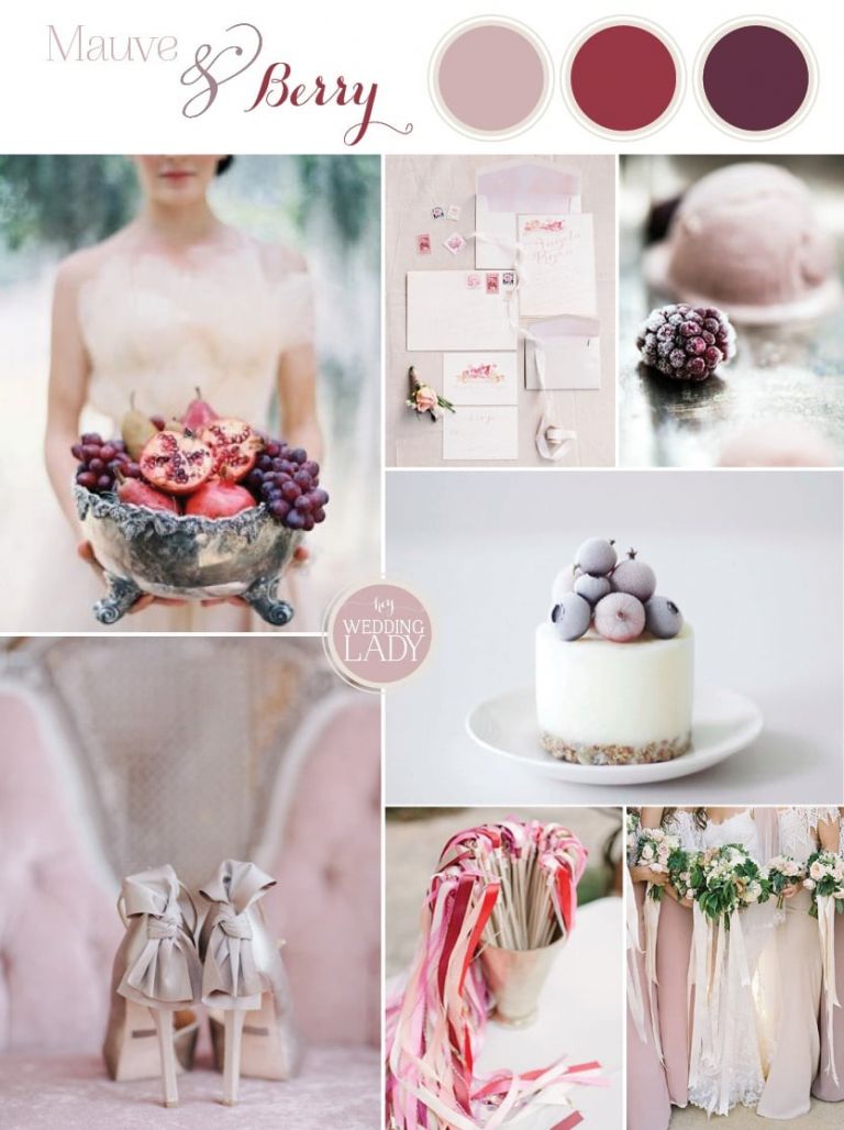 Delicate and Ethereal Wedding Inspiration in Mauve and Berry for Autumn 2014