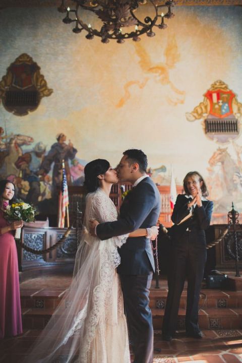 Gorgeous Courthouse Wedding Ceremony | Yes, Dear. Studio | Old World Spanish Inspired Wedding