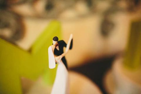 Simple Modern Cake Topper | Yes, Dear. Studio | Old World Spanish Inspired Wedding