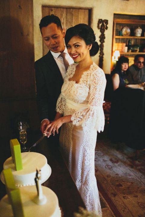 Intimate Wedding Cake Cutting | Yes, Dear. Studio | Old World Spanish Inspired Wedding