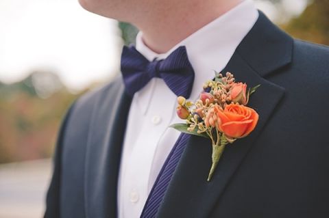 Classic Black Tie Grooms Style | Bit of Ivory Photography | Traditional Autumn Wedding in Eggplant and Orange