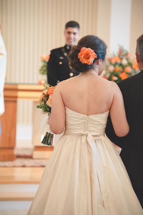 Sweet Chapel Wedding | Bit of Ivory Photography | Traditional Autumn Wedding in Eggplant and Orange