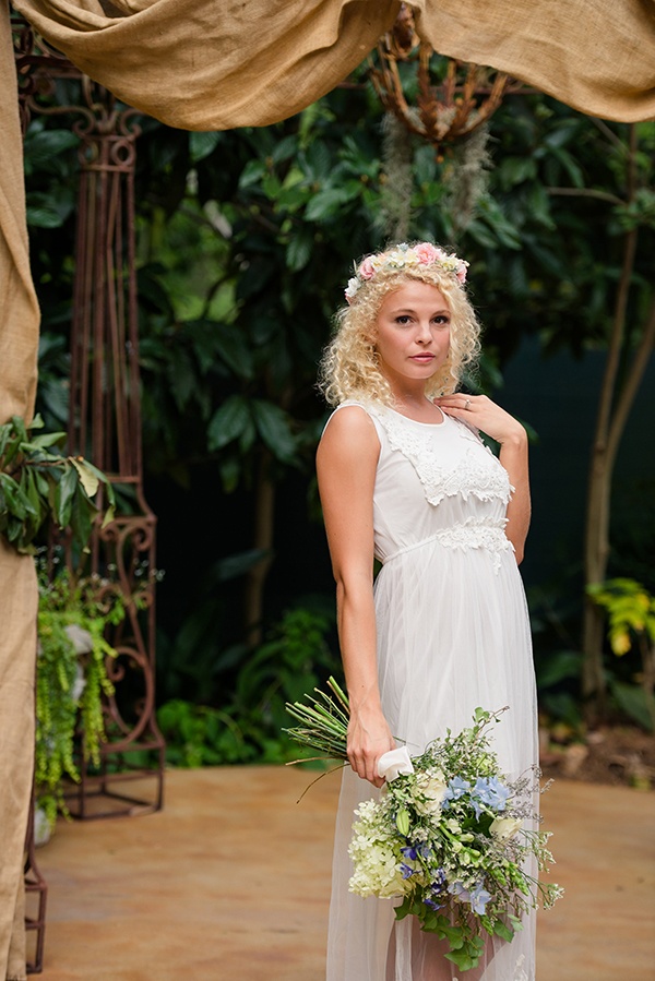 Bohemian Garden Wedding Inspired by Fine Art Hey Wedding Lady