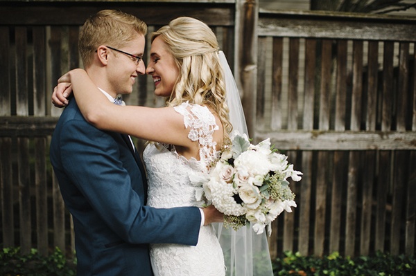 Wintery Blush and Slate Blue Wedding - Hey Wedding Lady