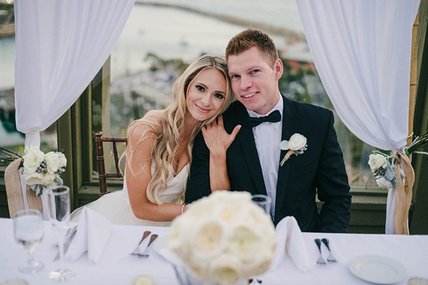 Black Tie Coastal Wedding with Classic Beach Details Hey