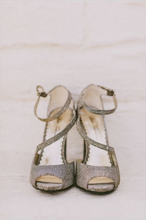 Pewter sale bridesmaid shoes