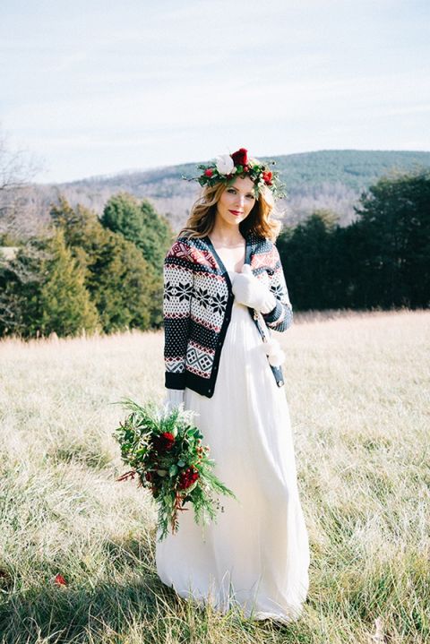 Festive Holiday Wedding in the Winter Woods Hey Wedding Lady