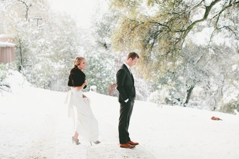 Magical First Look in the Snow 