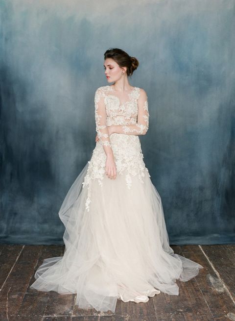 French Lace and Chiffon - Emily Riggs Bridal Fall and Winter 2015 - Hey ...