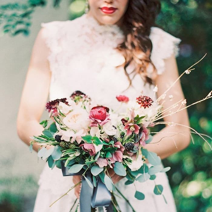 Slate Blue and Dusty Rose Wedding Ideas Hey Wedding Lady