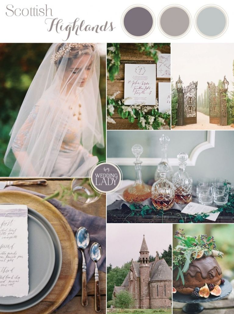 Dreamy Heather Purple Scottish Highlands Inspiration for an Outlander Wedding