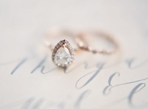 Pear Shaped Engagement Ring