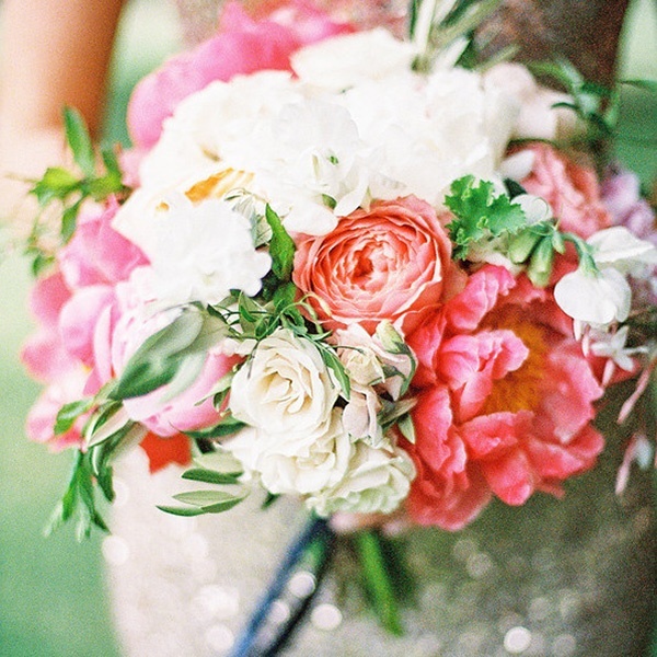 Summer Sparkle - Peony and Sequin Wedding Ideas - Hey Wedding Lady