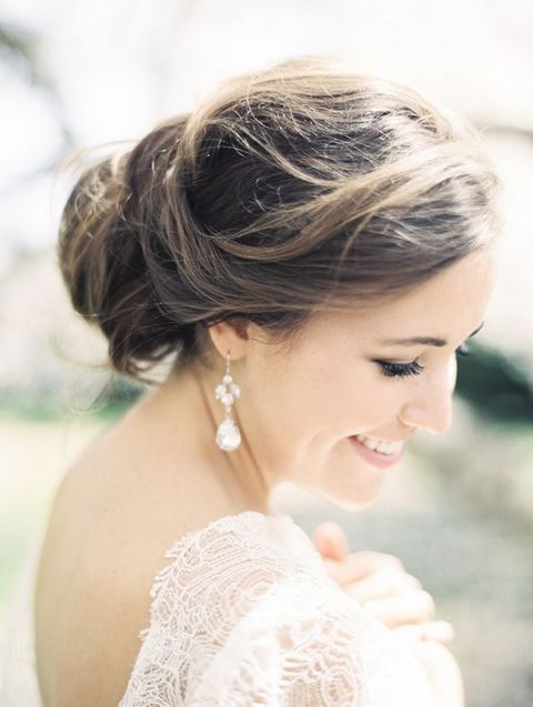 Elegant Bridal Hairstyle | Krista A. Jones |Photography | Labor of Love - Inside the Wedding Industry