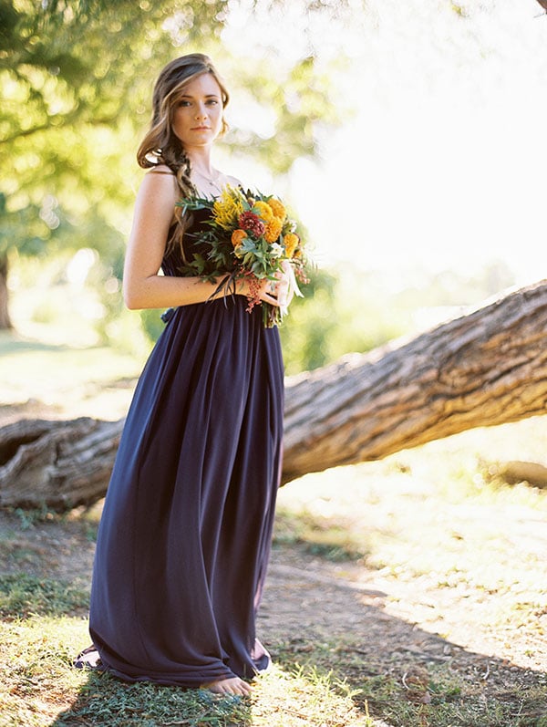 Bold Colors and a Floral Wedding Dress for Fall!