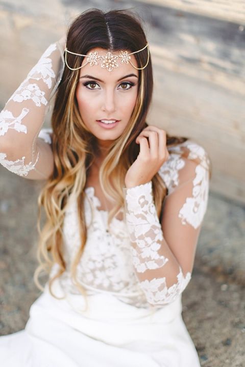 Modern Bridal Glam from Hayley Paige and Haute Bride - Hey Wedding