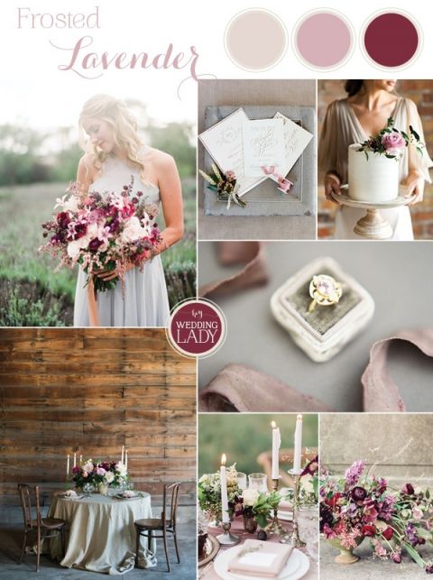 Frosted Lavender - Winter Purple and Berry Wedding Inspiration