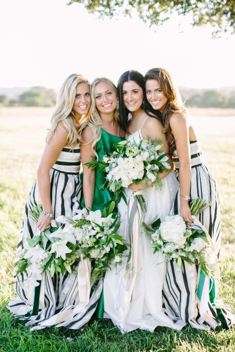 Black white and store gold wedding dresses