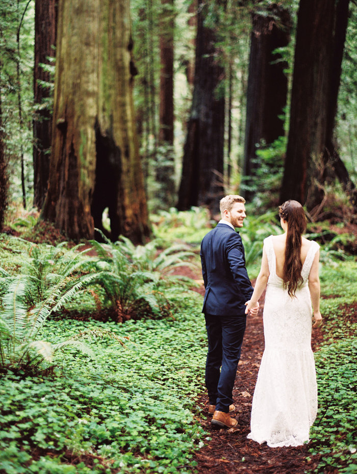 An Adventure Loving Couple Elopes in the Redwoods - Hey Wedding Lady