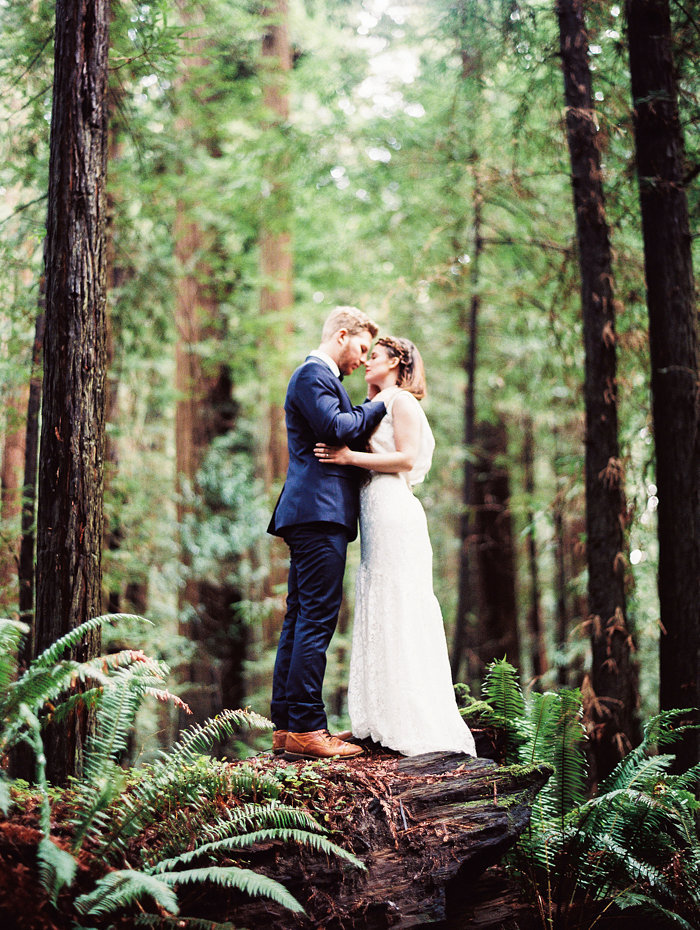 An Adventure Loving Couple Elopes in the Redwoods - Hey Wedding Lady