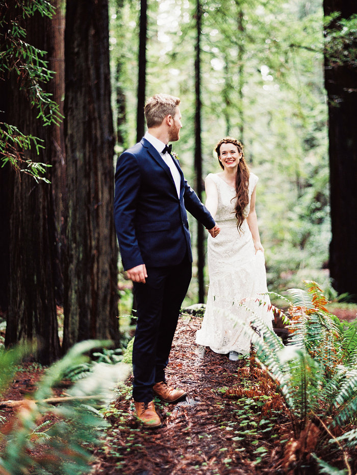 An Adventure Loving Couple Elopes in the Redwoods - Hey Wedding Lady