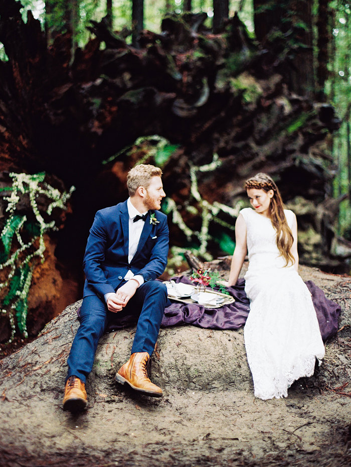 An Adventure Loving Couple Elopes in the Redwoods - Hey Wedding Lady