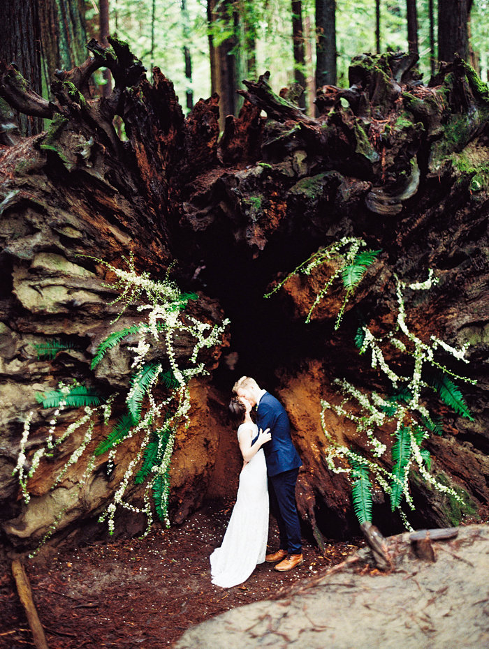 An Adventure Loving Couple Elopes in the Redwoods - Hey Wedding Lady